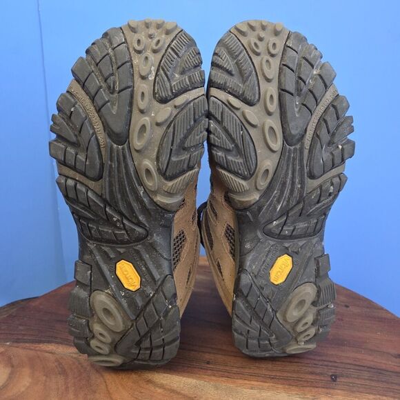 Merrell Moab 2 Ventilator Low Hiking Shoe Earth Brown Trail Boot Men's 9 J87729 - Picture 6 of 10